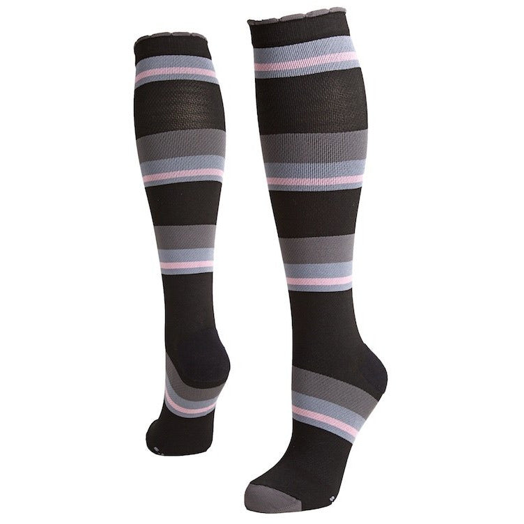 Compression Socks - Candy Stripes - La Belle Bump