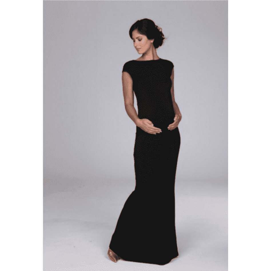 Black Cap Sleeve Formal Dress Medium (8) Black Cap Sleeve Formal Dress Medium (8)