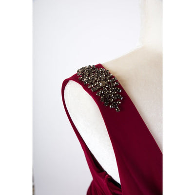 Gorgeous red formal dress - La Belle Bump