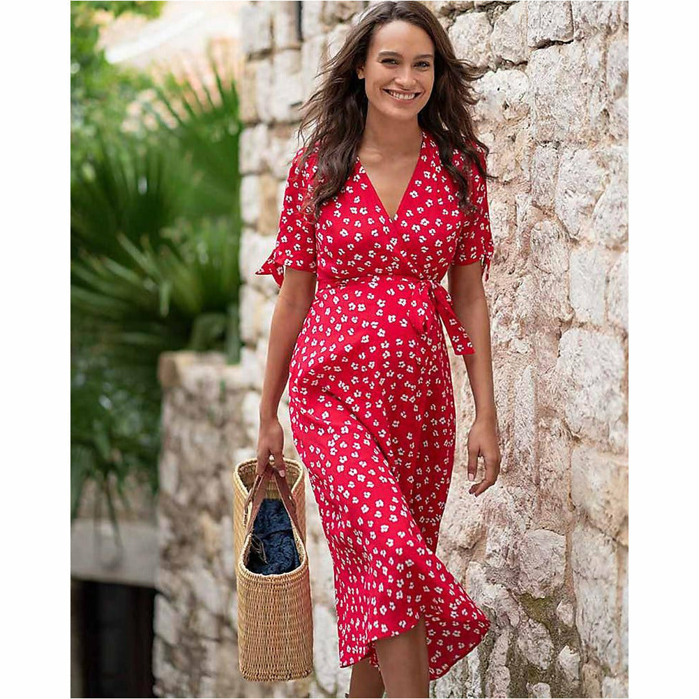 maternity wrap dress Bessie